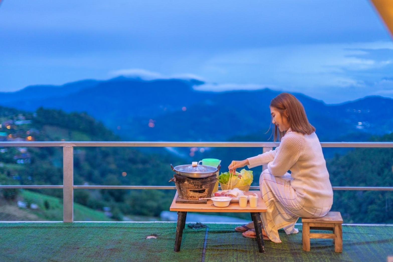 Lều sang trọng ชูชัยฟาร์มสเตย์ ม่อนแจ่ม